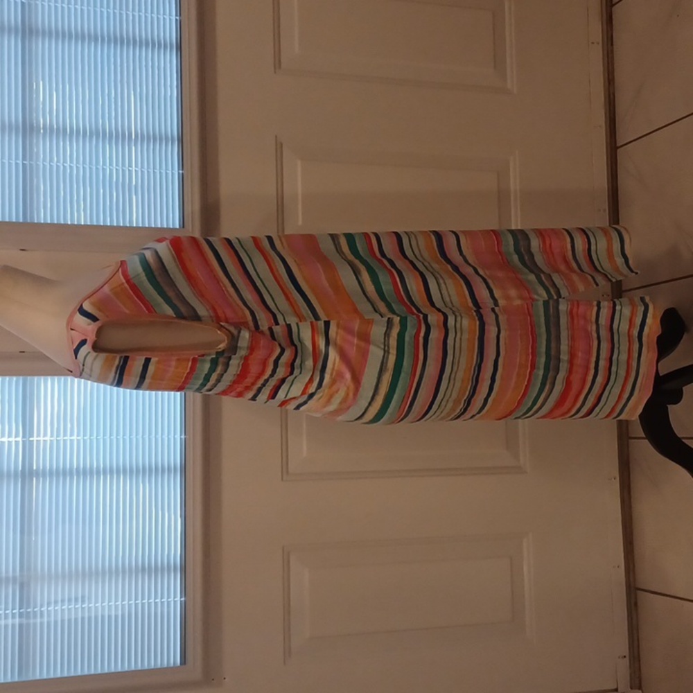 4/$60 Tribal Multicolour Striped Sleeveless Dress - Size 1X (US16) - Picture 3 of 7